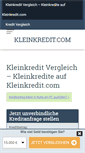 Mobile Screenshot of kleinkredit.com